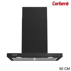 CAMPANA PLANA CORBERO NEGRA 60 CM 647 M3