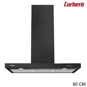 CAMPANA PLANA CORBERO NEGRA 90 CM 647 M3