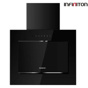 CAMPANA CRISTAL INFINITON 60 CM NEGRA 800 M3