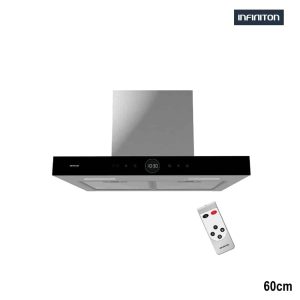 CAMPANA INFINITON PLANA 60CM FRENTE CRISTAL 800 m3