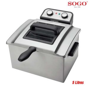 FREIDORA ELECTRICA SOGO INOX 5 LITROS
