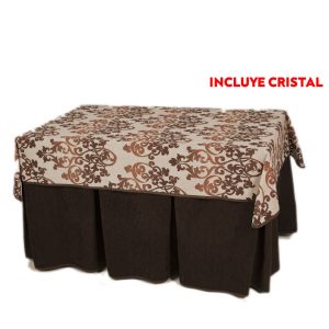 MESA CAMILLA 120X70 CHOCOLATE