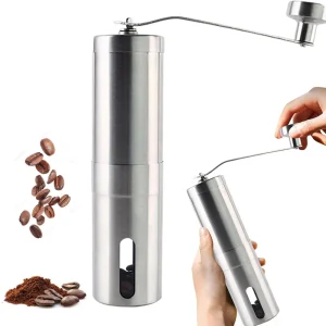 Molinillo De Café Manual Acero Inoxidable Ajustable Portátil