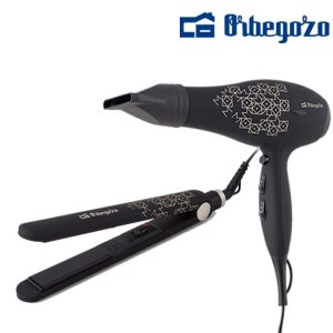 SET SECADOR + PLANCHA PELO ORBEGOZO