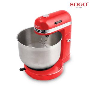 BATIDORA AMASADORA SOGO CON BOL 350W ROJA