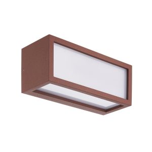 Aplique acabado corten IP65 E27 UTAH