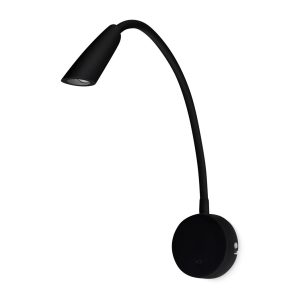 Aplique articulado negro BOKEN LED