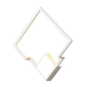 Aplique dimable blanco 17W luz cálida BOUTIQUE LED