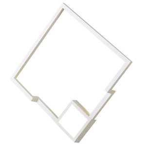 Aplique blanco 25W luz cálida BOUTIQUE LED