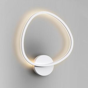 Aplique blanco mate 40 cm OPALIS LED