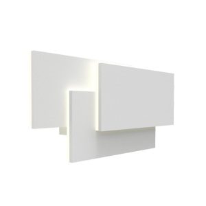 Aplique blanco tamaño 26 cm TAHITI XL LED 12W