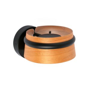 Aplique clásico renovado negro LOOP LED