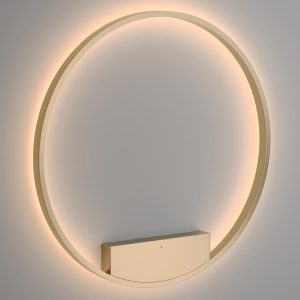 Aplique color latón grande Ø 80 cm RIM LED