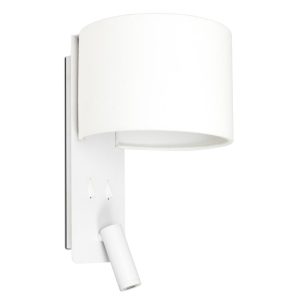 Aplique con lector LED color blanco FOLD