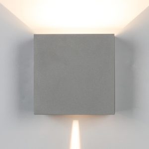 Aplique DAVOS XL LED 20W gris oscuro