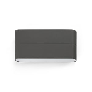 Aplique de pared LED gris ADAY