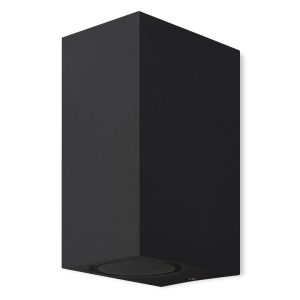 Aplique de pared negro 2 luces KANDANCHU