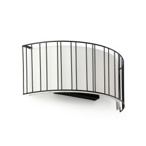 Aplique de pared negro LINDA