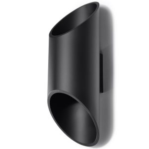Aplique de pared negro PENNE 30