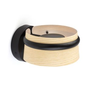 Aplique dimable acabado fresno luz cálida LOOP LED