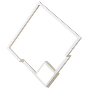 Aplique dimable blanco 25W luz cálida BOUTIQUE LED
