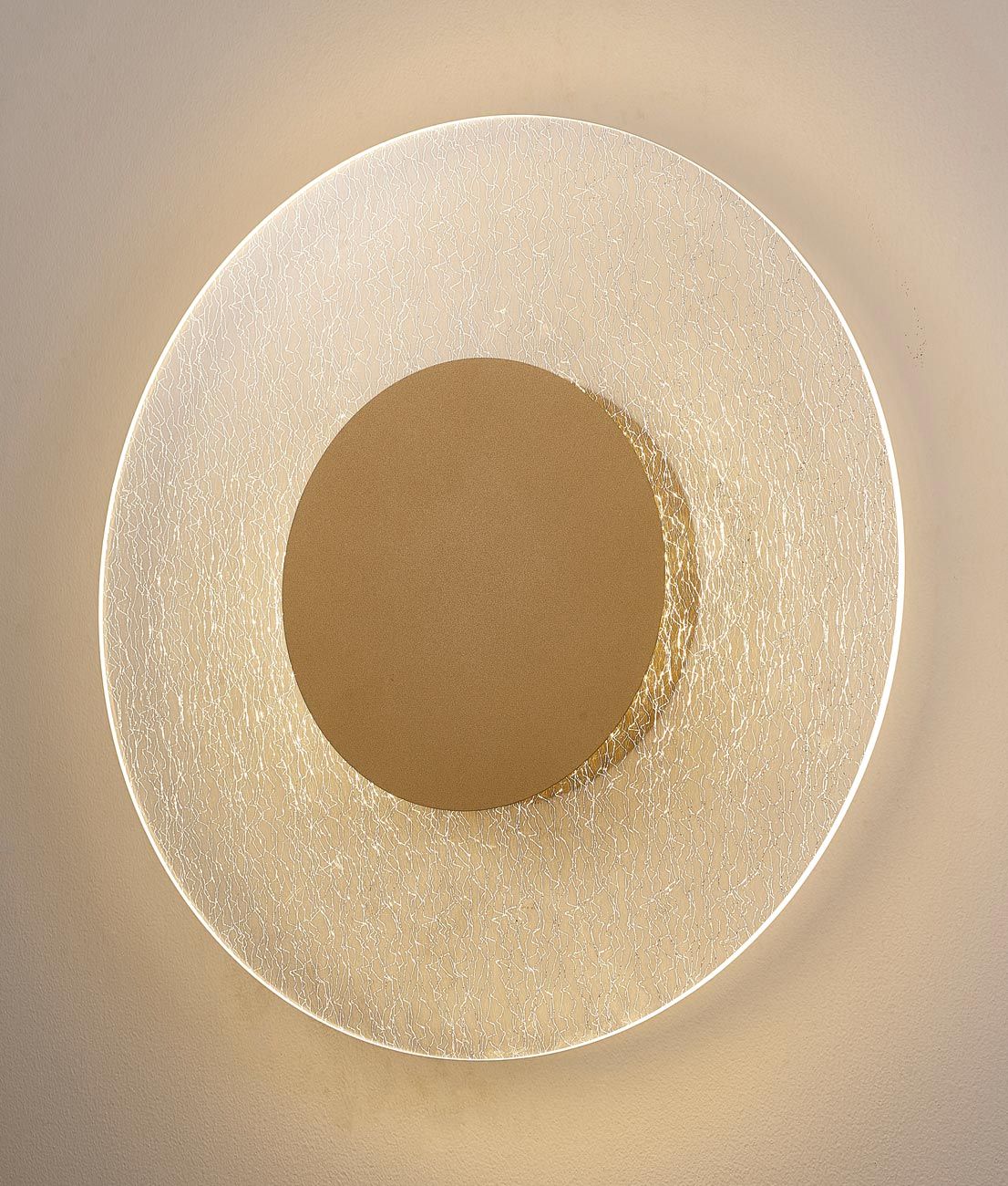 Aplique dorado 30W Ø 50 cm JEWEL LED - Imagen 3