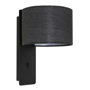 Aplique dormitorio color negro FOLD