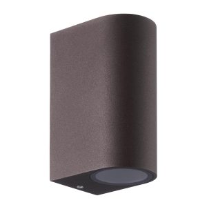 Aplique dos luces KANDANCHU color corten