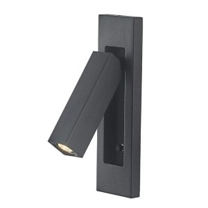 Aplique empotrable negro arena GOKOVA