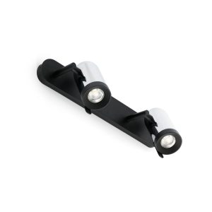 Aplique foco cromo con dos luces ORLEANS