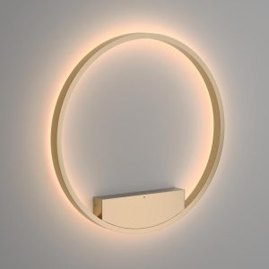Aplique grande color latón Ø 60 cm RIM LED