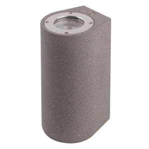 Aplique gris oscuro en hormigón LEVI