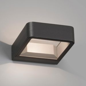 Aplique gris oscuro exterior moderno AXEL LED