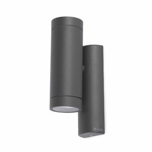 Aplique gris oscuro exterior STEPS