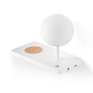 Aplique izquierdo blanco con USB NIKO LED