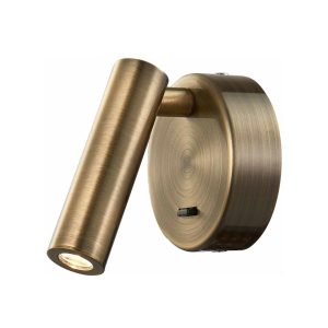 Aplique LED 3W acabado color cuero PREA