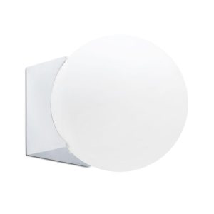 Aplique luz uniforme cromo para baño LAGO