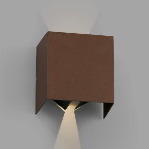 Aplique marrón óxido OLAN LED