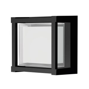 Aplique negro 15W 16 cm altura con luz CCT CREEK LED