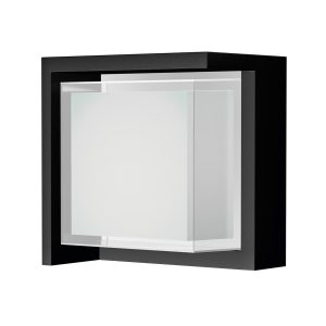 Aplique negro 15W con luz CCT CREEK LED