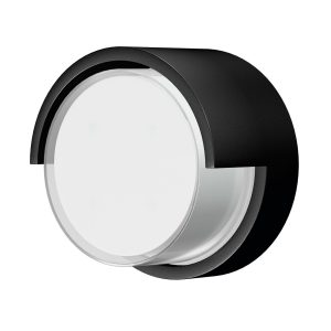 Aplique negro 15W Ø 17 cm con luz CCT CREEK LED