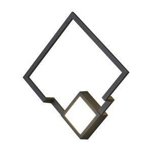 Aplique negro 17W luz cálida BOUTIQUE LED