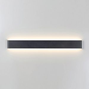 Aplique negro 20W luz cálida 3000K 61 cm EGEO LED
