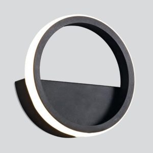 Aplique negro 8W KITESURF LED