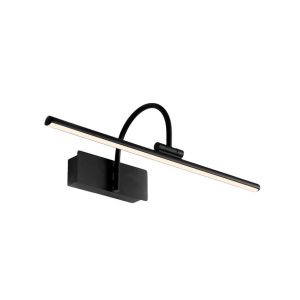 Aplique negro 8W luz cálida 3000K 45 cm PARACURU LED