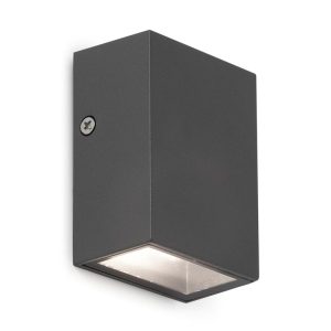 Aplique negro CANON-2 LED