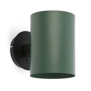 Aplique negro con pantalla verde GUADALUPE