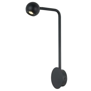 Aplique negro EYES LED