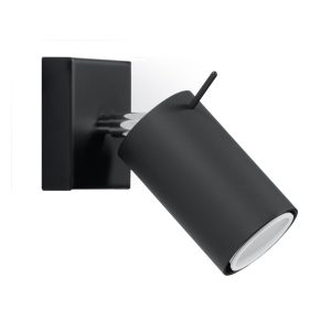 Aplique negro orientable RING