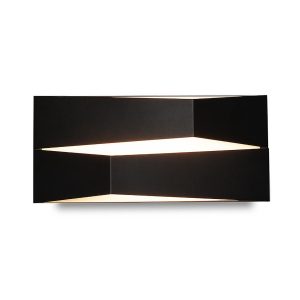 Aplique negro tamaño 33 cm FUJI LED 14W